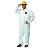 デュポン251-TY120S-2XLデュポンタイベックつなぎ服ジップフォートサイズ2XL