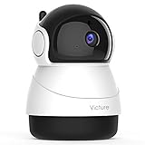 Victureネットワークカメラ1080P 200万画素/WiFi IP小型カメラ ワイヤレス屋内カメラ、子供、老人等留守番、 暗視撮影 防犯/監視カメラ 見守りカメラ双方向音声 動体検知警報 屋内屋外 ペット、 スマホ/パソコン対応クラウド保存日本語APP/日本語説明書1年品質保証