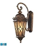 ELK 42002/3-LED, Burlington Junction Aluminum Outdoor Wall Sconce Light LED, Hazelnut Bronze [並行輸入品]