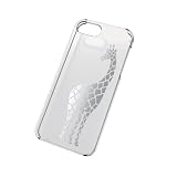 ELECOM iPhone5 5S用シェルカバー クリア アップルテクスチャ キリン PS-A12PVT07