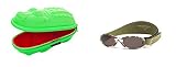 Gift pack Sunglasses case Green Crocodile and Babybanz Green Camouflage Sunglasses 0-2 years by Baby