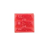【ノーブランド品】 200グラム　20*20mm　ガラス　モザイク　タイル　アート　芸術的　耐久性　DIY　全4色 - 赤