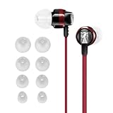 kwmobile 8x イヤーチップ Sennheiser CX 300S / CX 6.00BT / Momentum In-Ear対応 イヤーピース - 交換用 4つのサイズ セット - シリコン イヤホンキャップ