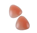 ブラジャーとビキニのゲルインサートは、夏の防水シリコン三角形のプッシュアップ乳房パッドの水着とブラジャー女性のための挿入 (肌の色)