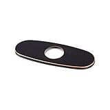 Decor Star plate-7oバスルーム洗面化粧台シンク蛇口4 "穴カバーデッキプレートEscutcheon Oil Rubbed Bronze