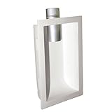 EZ-Flow Dryer Vent Box - Recessed Hookup Venting Kit For Flex Hose Connector - Prevent Kinked Hose &