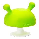 Mombella? Food Grade Soft Silicone teething toy, a teether and a pacifier for Babies 3M+, Green [並行輸