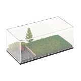 Eigell 1/64 車両モデルディスプレイケース 駐車場シーンコレクション ダイキャストカージオラマディスプレイケース カーモデル装飾オーナメント用, 夏の風景