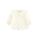 Pojour Tシャツ/ブラウス　ベビー服　女の子　キッズ　４色　無地シャツ　赤ちゃん服　幼児　子供服　長袖　キッズ服　満月/出産祝い/プレゼント/お出かけ 綿 通園 通学