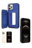 シズカウィル iPhone12 / iPhone12 Pro ケース カバー アイナ Ayna ミラーケース Blue 1個入り