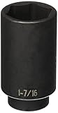 Grey Pneumatic (2046D) 1/2" Drive x 1-7/16" Deep Socket [並行輸入品]