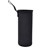 ペットボトルカバー 水筒カバー 断熱ネオプレン 水筒ケース ボトルカバー ホルダー750ml 用 (750ml -ブラック)