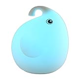 gloryshine充電式シリコン夜ライトランプforキッズ子供幼児幼児赤ちゃん象マルチカラーNurseryキュート常夜灯タイプ1