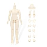 OB11 ドールボディ 1/12 MJD 可動人形モデル アクションフィギュア ノーマルサイズ 女の子 (スーパーホワイトです-12cm)