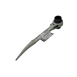 MONO(アークランドサカモト) 両口ショートラチェットレンチ 17×21S ホワイト