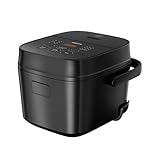 山善 炊飯器 3合 一人暮らし マイコン式 低温調理 保温 予約機能付き ブラック AMRC-5M(B)