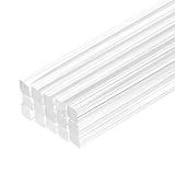 uxcell 15個 アクリル角棒 3 mm x 300mm アクリル棒 クリア PMMAバー押出し アクリルプラスチックスティック ソリッド DIYクラフト照明 園芸 装飾用