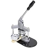 seathestars 缶バッジメーカー 缶バッジマシーン 75mm バッジ100個付き 製作キット 材料付き 手作り 家庭用 自作バッジ 回転バッジマシン