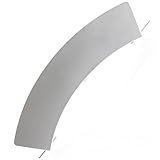 spares2goプラスチックドアハンドルレバーfor Bosch wae28490 wae284b1洗濯マシン(シルバー)