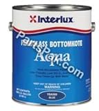 InterluxブラックファイバーグラスBottomkote Aqua、防汚性ペイント、クォートyba579 / QT