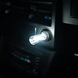 usb ライト 車 車内ライト イルミネーション カー用品 アクセサリー lattre (ホワイト)