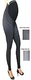 マタニティソフト伸縮性ニットシームレスなデニムウォームアップJeggings (レギンス) US サイズ: S カラー: ブラック
