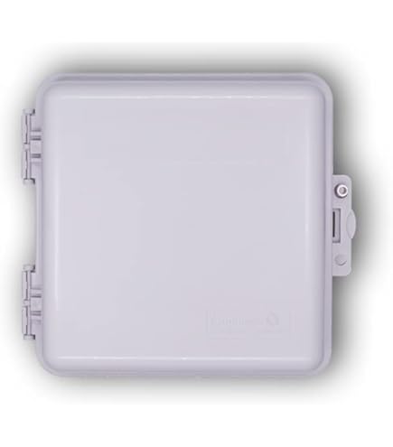 MIGRO Weatherproof Outdoor Electrical Junction Box - 5-Pack, 8.2x8.4x3.2 Inch Interior, No Gasket Needed