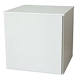 キューブボックス 開閉扉タイプ タイプ３ CUBE BOX オープン フタ付き ふた付き ラック 収納家具 (タイプ3, ホワイト)