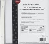 Me and My Big Ideas – Postboundアルバムリフィルキット – ページプロテクター – 8 x 8