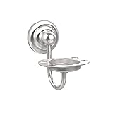 Allied Brass QN-TT6-SCH Que New Collection Tumbler/Toothbrush Holder, Satin Chrome [並行輸入品]