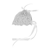 Lovoski 0-3ヶ月　赤ちゃん　幼児　レース　綿　ビーニー　帽子　キャップ　ハット　写真撮影　快適　全3色 - グレー