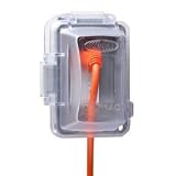 Hubbell-Bell MM420C Single Gang Non-Metallic Weatherproof In-Use Cover, Clear [並行輸入品]