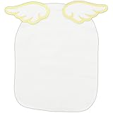 GoodsLand ベビー 背中 汗取りパッド 赤ちゃん ダブルガーゼ コットン100％ 吸収 天使の羽 出産祝い 女の子 男の子 ギフト 贈り物 ベビー用品 肌着 下着 (イエロー) GD-ANGP