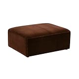 arne オットマン スツール 1人掛け 1人用 腰掛け ローソファ ファブリック リビング 足置き Hunt ot V-1015 ディープブラウン