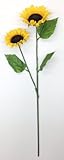 造花 ひまわりスプレー2輪付 5本セット