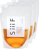【Amazon.co.jp限定】SiiiF シーフ リンスインシャンプー シャンプー詰め替え セット (詰替え×3個) 男性 女性 男女両用 ユニセックス フケ 枝毛 切れ毛 乾燥 頭皮ケア ヘアケア まとめ買い プレゼント ギフト