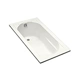 Kohler K-1184-0 Devonshire Drop-In Bath, White [並行輸入品]