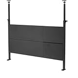 ニトリ(NITORI) マグネットがくっつく 伸縮つっぱりキッチンパネル BH640-940 幅62~92cm ブラック 8988088