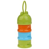 SONONIA 赤ちゃん　牛乳粉　フード容器　食べ物のボトル　容器　全4色 - カエルグリーン