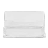 クリアデスクトップビジネスカードホルダー表示スタンドアクリルプラスチックデスクシェルフスタンドmulUo