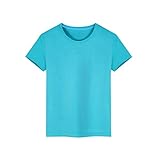 Hzjundasi 親子お揃い服 親子服 ペア服 お揃い Tシャツ 半袖 無地 夏季 ペアルック 子供服 ママ パパ シンプル