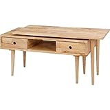 北欧風 テレビボード/テレビ台 【幅90cm 26型～40型対応 ナチュラル】 引き出し付き スライド式天板 『Natural Signature』