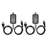 MAKIVI 2X HDTVアンテナ増幅器信号ブースターTV HDTVアンテナUSB電源キットを備え