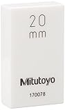 ミツトヨ(mitutoyo) レクタンギュラゲージブロック セラミックス製 2級 20mm 613672-04