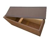 ベンチボックス 樹脂畳ベンチボックス 収納 収納ボックス (90×30×45cm, ブラウン)