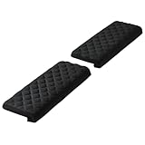 2個セット L字型肘置きクッション、人間工学に基づいたデスク端用クッション キーボードリストレストパッド ゲーミング オフィス コンピューター PC ペインティング ゲーム用