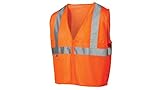 Pyramex RVZ2120FRX3 Lumen X Class 2 Flame Retardant Safety Vest with Zipper, 3X-Large, Hi-Vis Orange