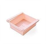 物品棚 キッチン用品冷蔵庫引き出し収納ラック多機能シェルフラックプラスチックシェルフセパレーター ( Color : 白 )