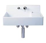 LIXIL(リクシル) INAX サティス洗面器(ウェットカウンター付)(寒冷地)(排水口カバー付) ピュアホワイト YL-A537SYNB(C)/BW1