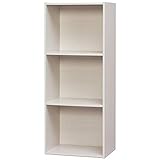 アイリスオーヤマ カラーボックス 3段 幅41.5×奥行29×高さ101.5cm オフホワイト A4サイズ収納 CX-3F